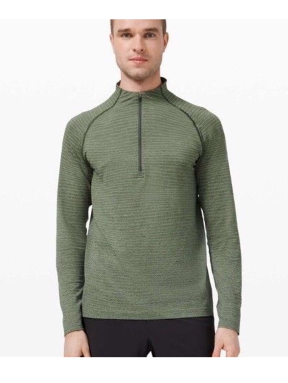 Lululemon Men’s Green Metal Vent Tech 1/2 Zip 2.0 Pullover XL